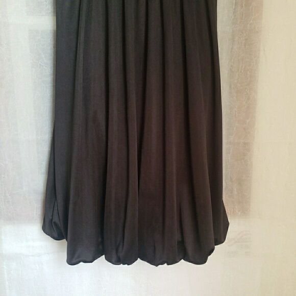 Y2K Women’s Black White Mini Dress Coquette 90's Party Glam Ballet Core Size M - Picture 3 of 9